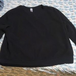 3/$15 black fuzzy top